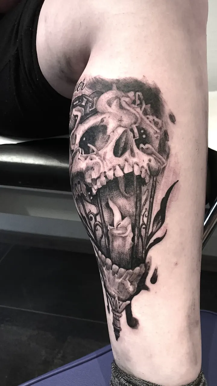 Video: Tierschädel Black & Grey Tattoo - Spirit of 666 Oberhausen